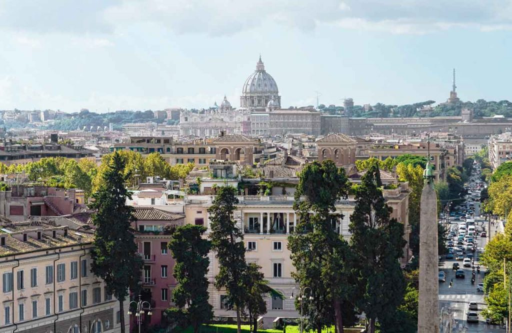 Aussichtspunkt Rom Park Villa Borghese