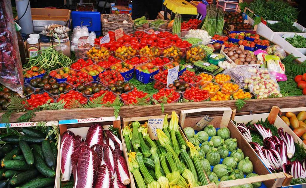 Campo de Fiori Rom Markt Gemüse