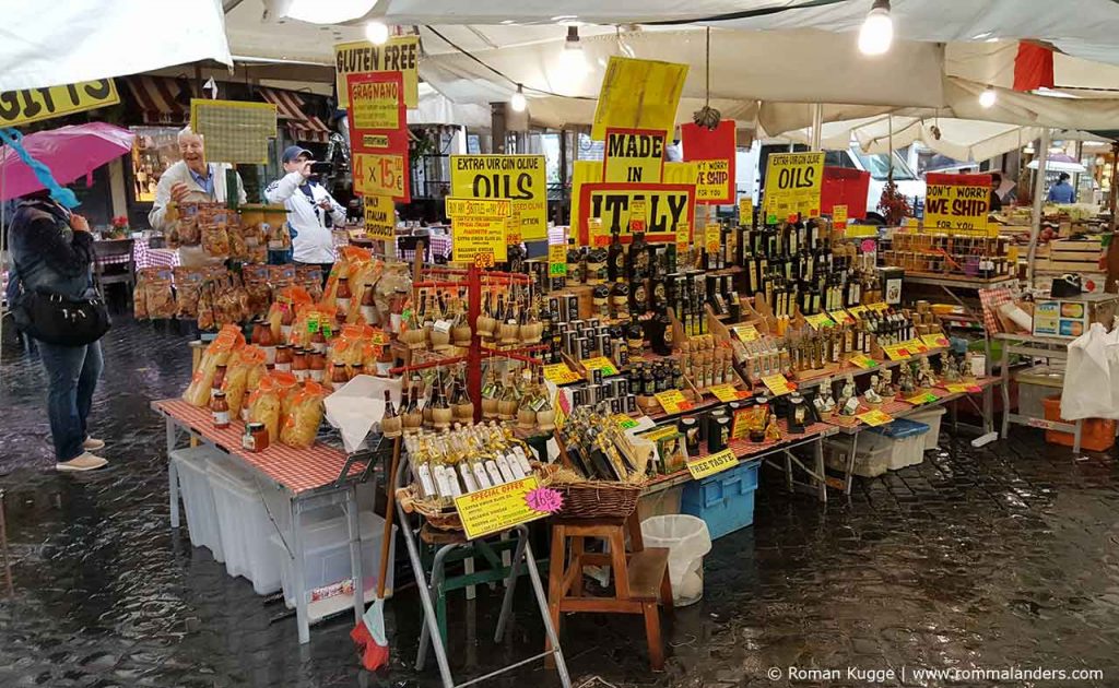 Campo de Fiori Rom Touristenfalle Markt