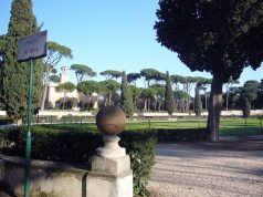 Park Villa Borghese in Rom Piazza di Siena