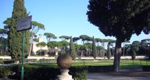 Park Villa Borghese in Rom Piazza di Siena