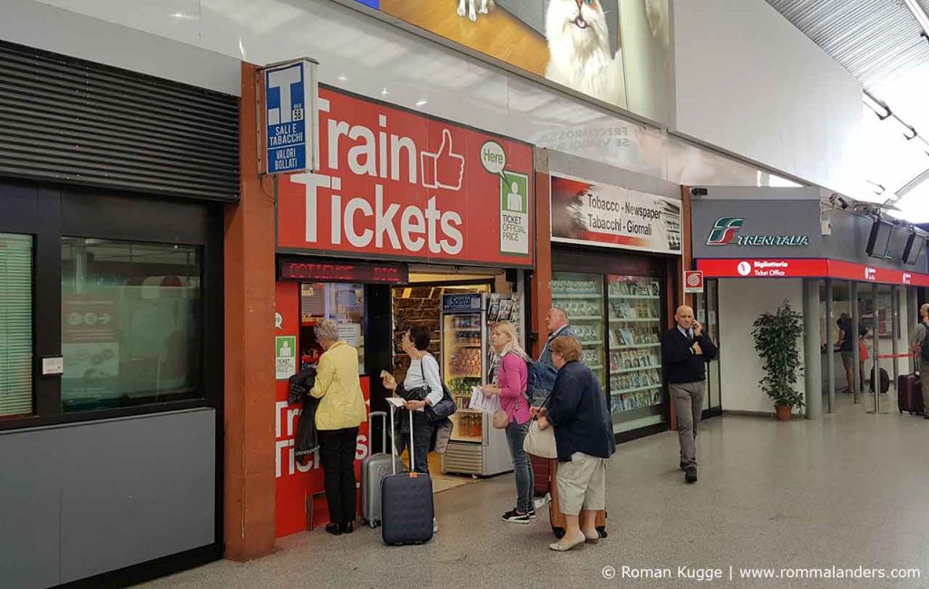 Tabakwarengeschäft Tickets Rom-Fiumcino Flughafen