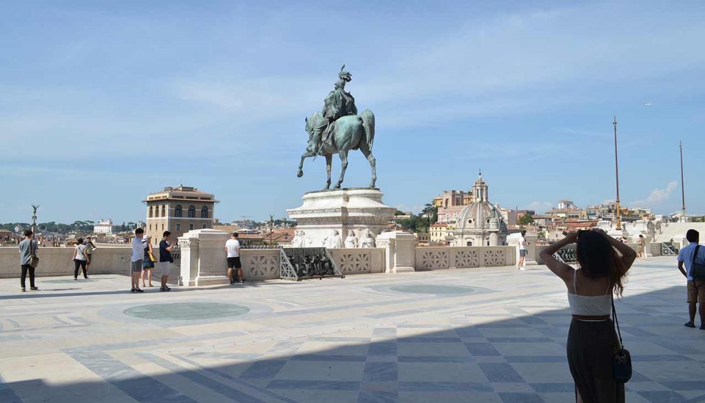 Reiter Statue Il Vittoriano