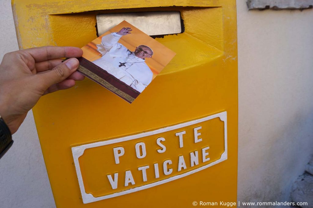 Post Vatikan Postkarte Papst