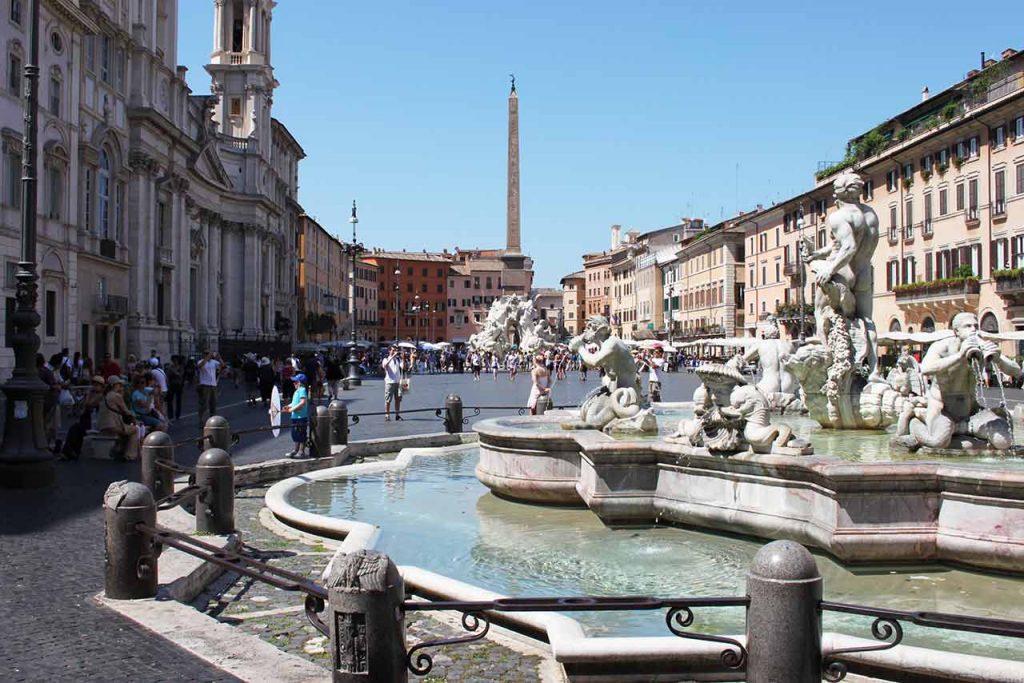 Piazza Navona Brunnen Fontana del Moro