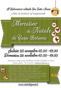 Rom Casa Betania Weihnachtsmarkt