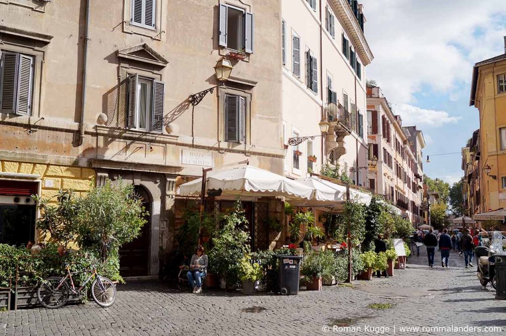 Trastevere Viertel in Rom