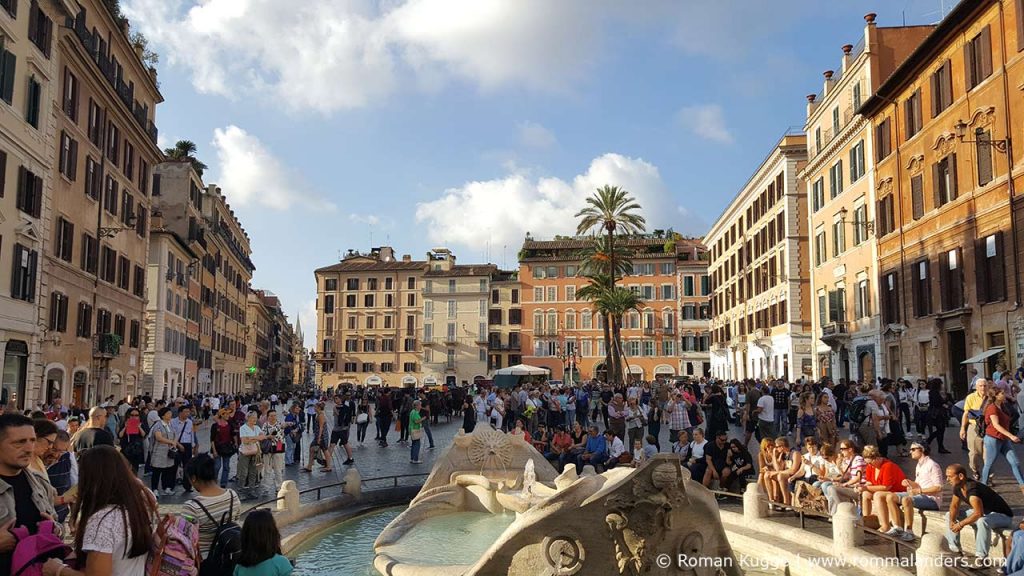 Rom Piazza di Spagnia Spanische Treppe