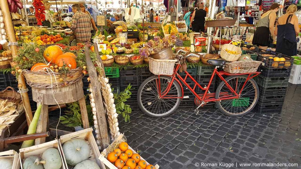 Markt Rom Mercato Campo de Fiori