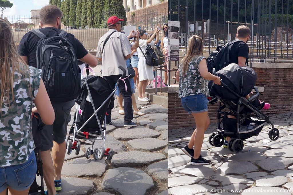 Forum Romanum mit Kinderwagen