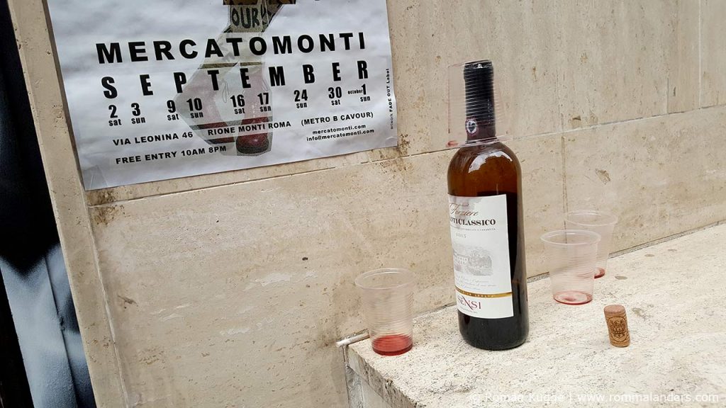 Mercato Monti Markt Designer in Rom