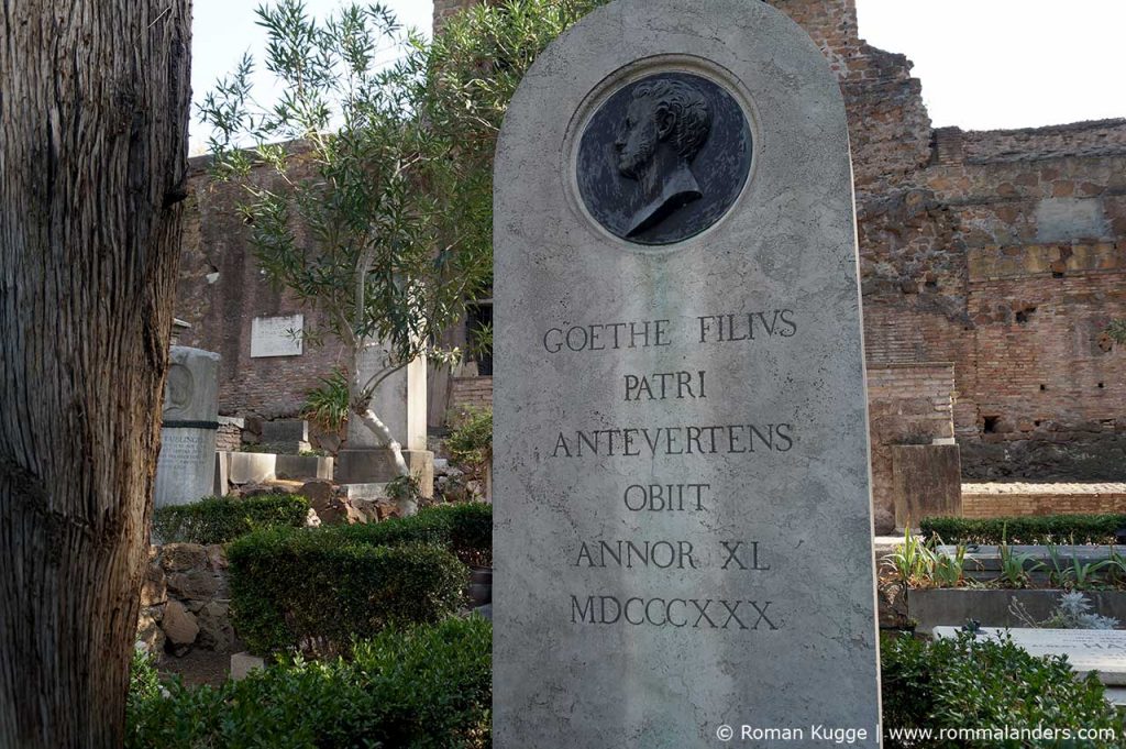 Protestantischer nicht-katholischer Friedhof Rom