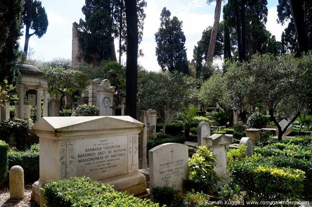 Protestantischer nicht-katholischer Friedhof Rom