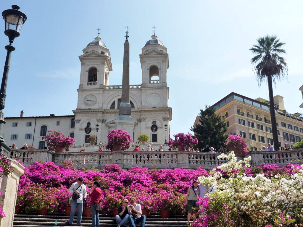 Blumen Spanische Treppe