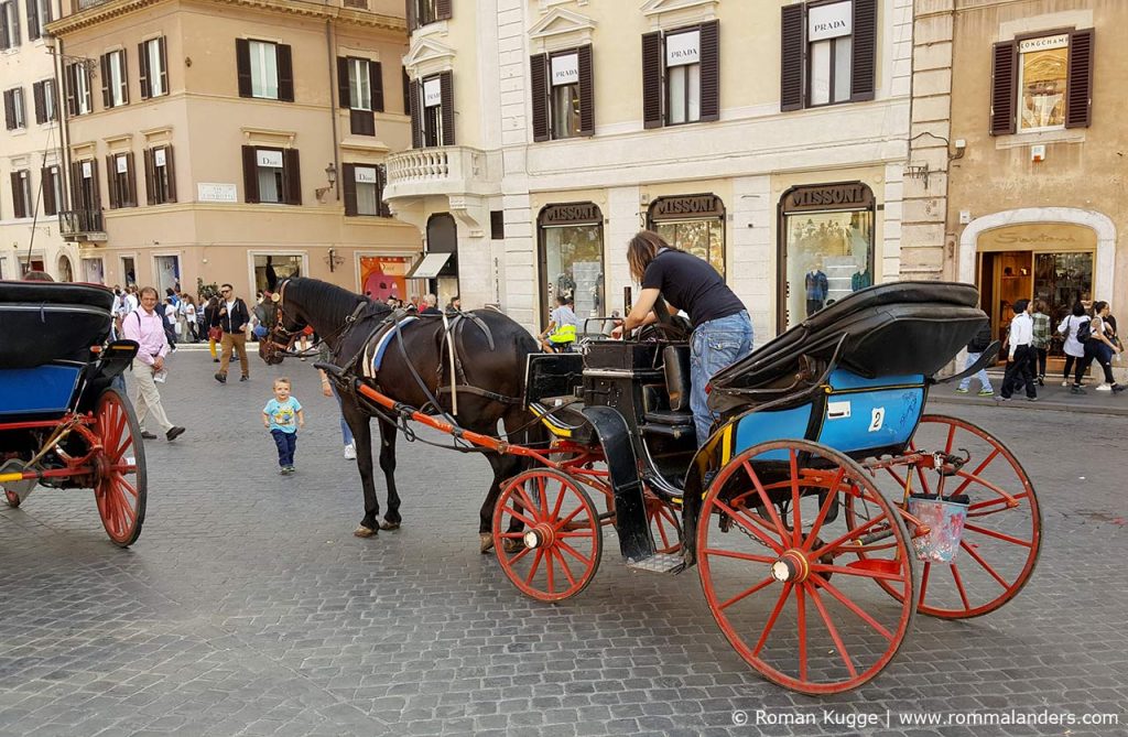 Kutschfahrt Spanische Treppe Piazza di Spagna