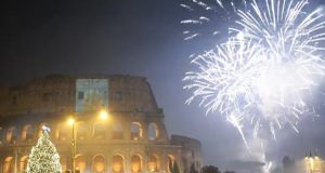 Feuerwerk Silvester Rom