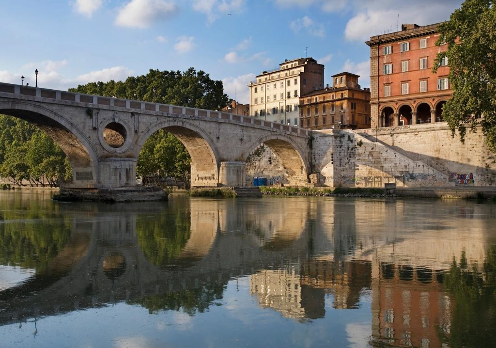 Brücke Ponte Sisto Rom