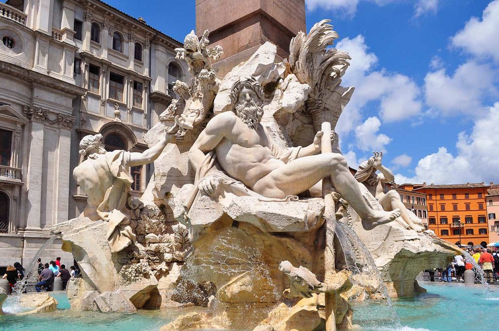 Fontana dei Quattro Fiumi Roma Piazza Navona