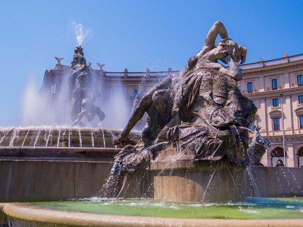 Fontana delle Naiadi Brunnen Rom