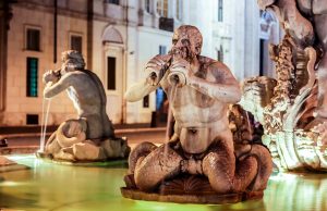 Mohrenbrunnen Rom an der piazza Navona