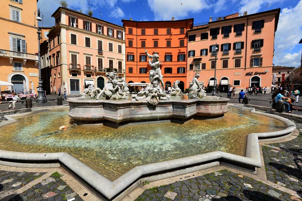 Neptunbrunnen PIazza Navona Rom